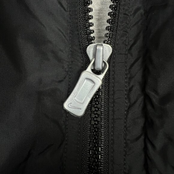 Vintage 90s Nike Windbreaker Single Swoosh Black Jacket Men's Size Medium - Picture 9 of 12